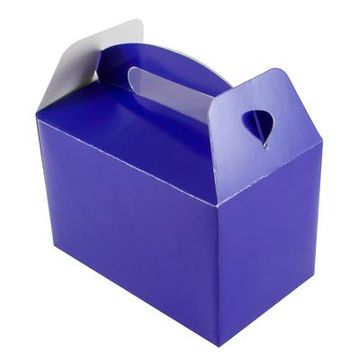 Oaktree Party Box 100mm x 154mm x 92mm 6pcs Royal Blue No.18 - Partyware